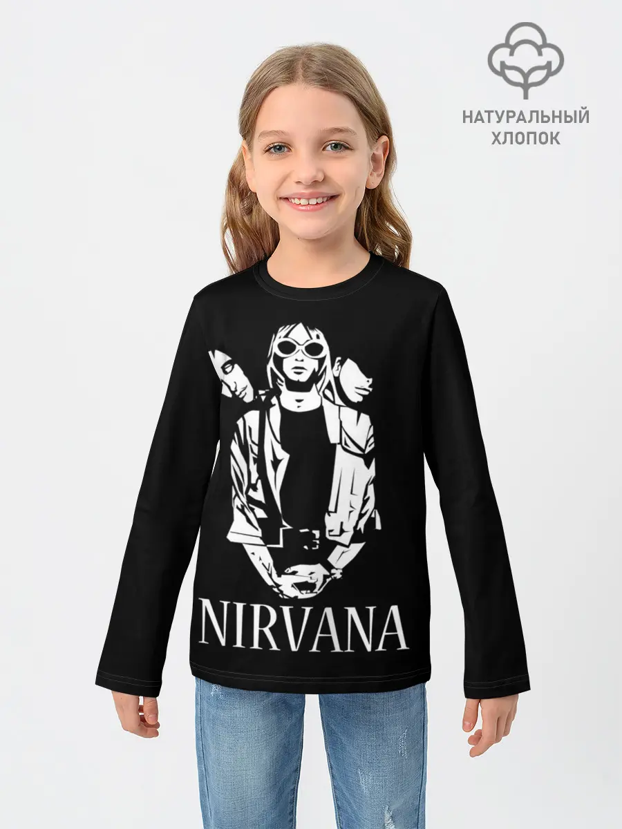 Детский лонгслив / NIRVANA