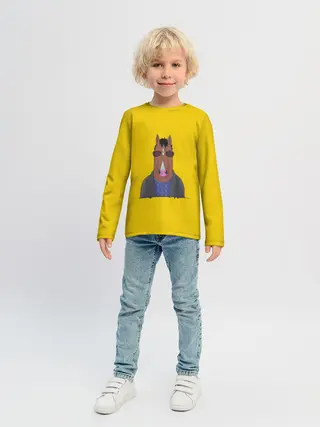 Детский лонгслив / Конь БоДжек