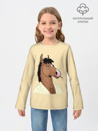 Детский лонгслив / Конь БоДжек