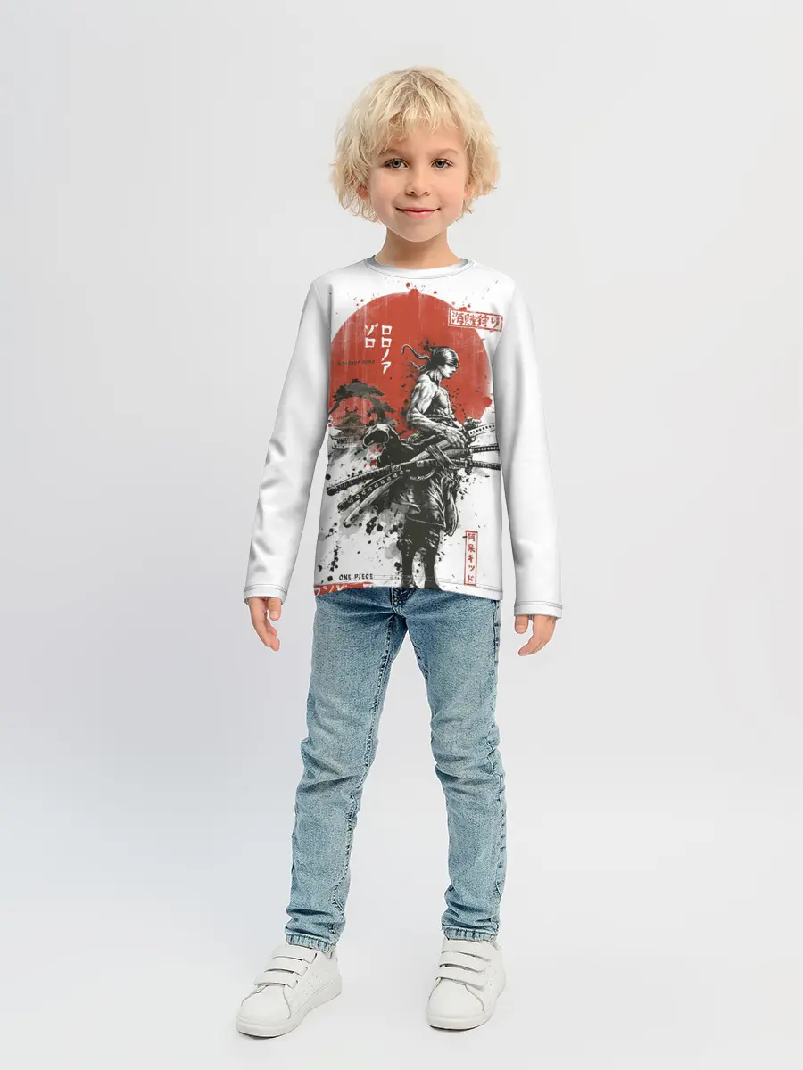 Детский лонгслив / ONE PIECE ZORO Roronoa SAMURAI