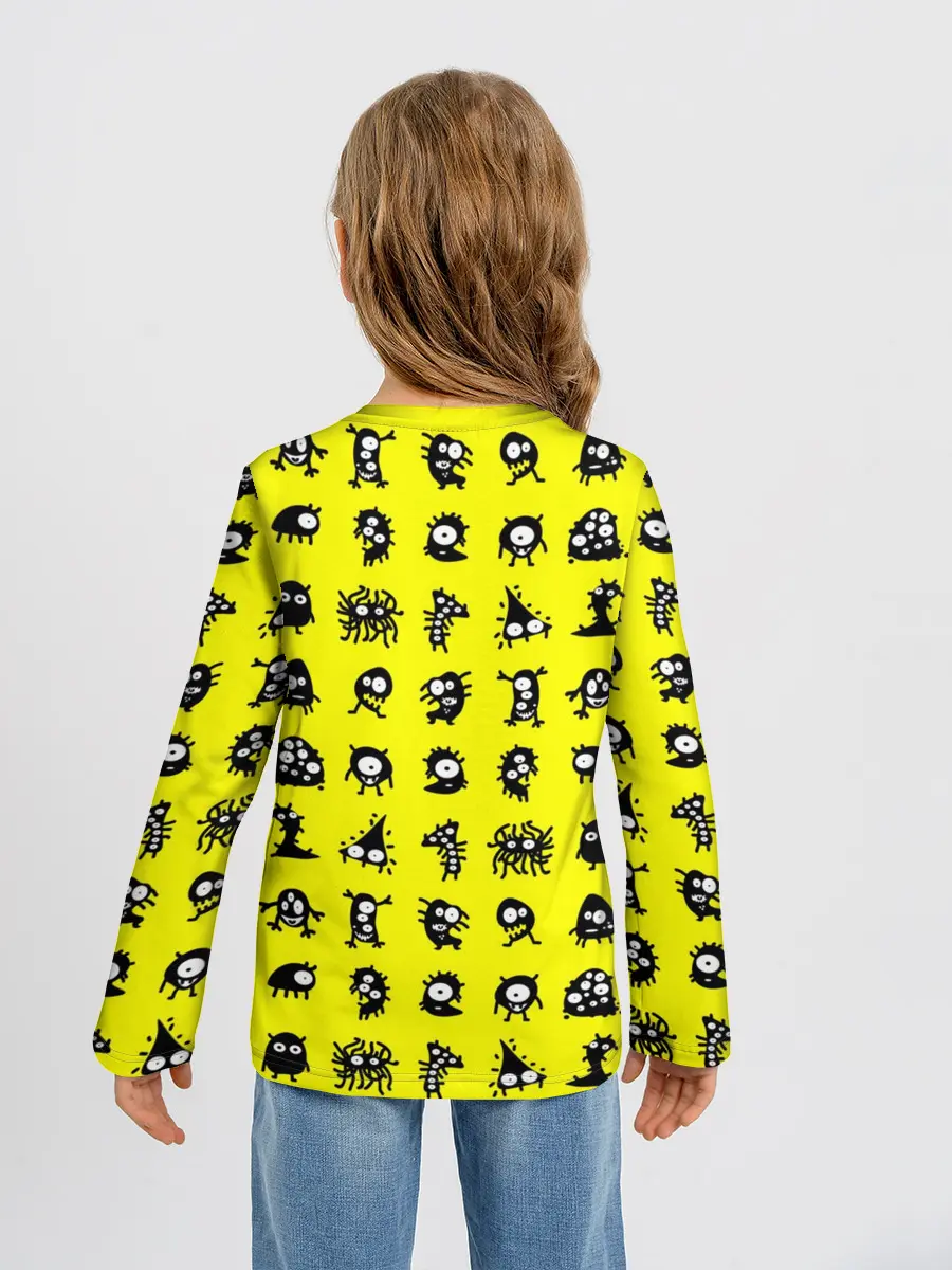 Детский лонгслив / монстры