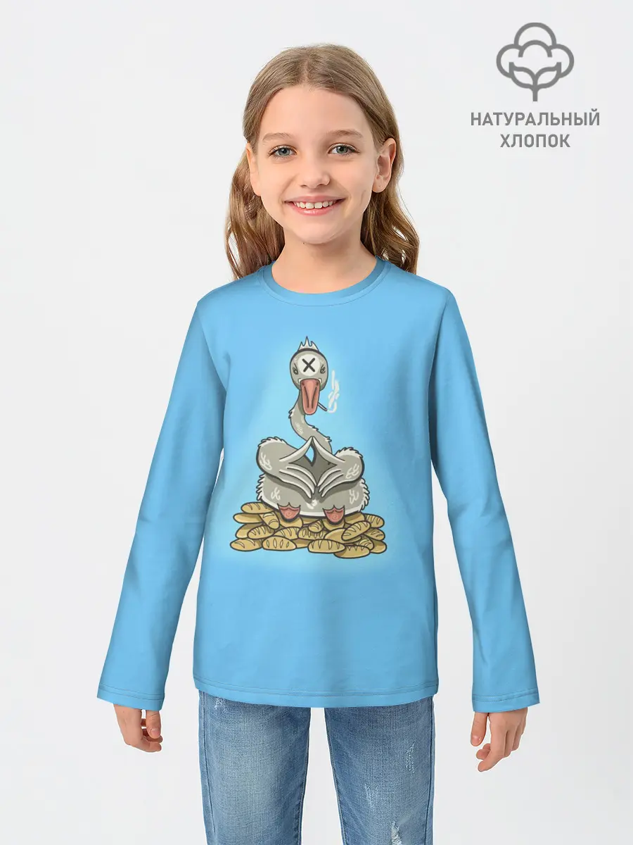 Детский лонгслив / Гусь батонный