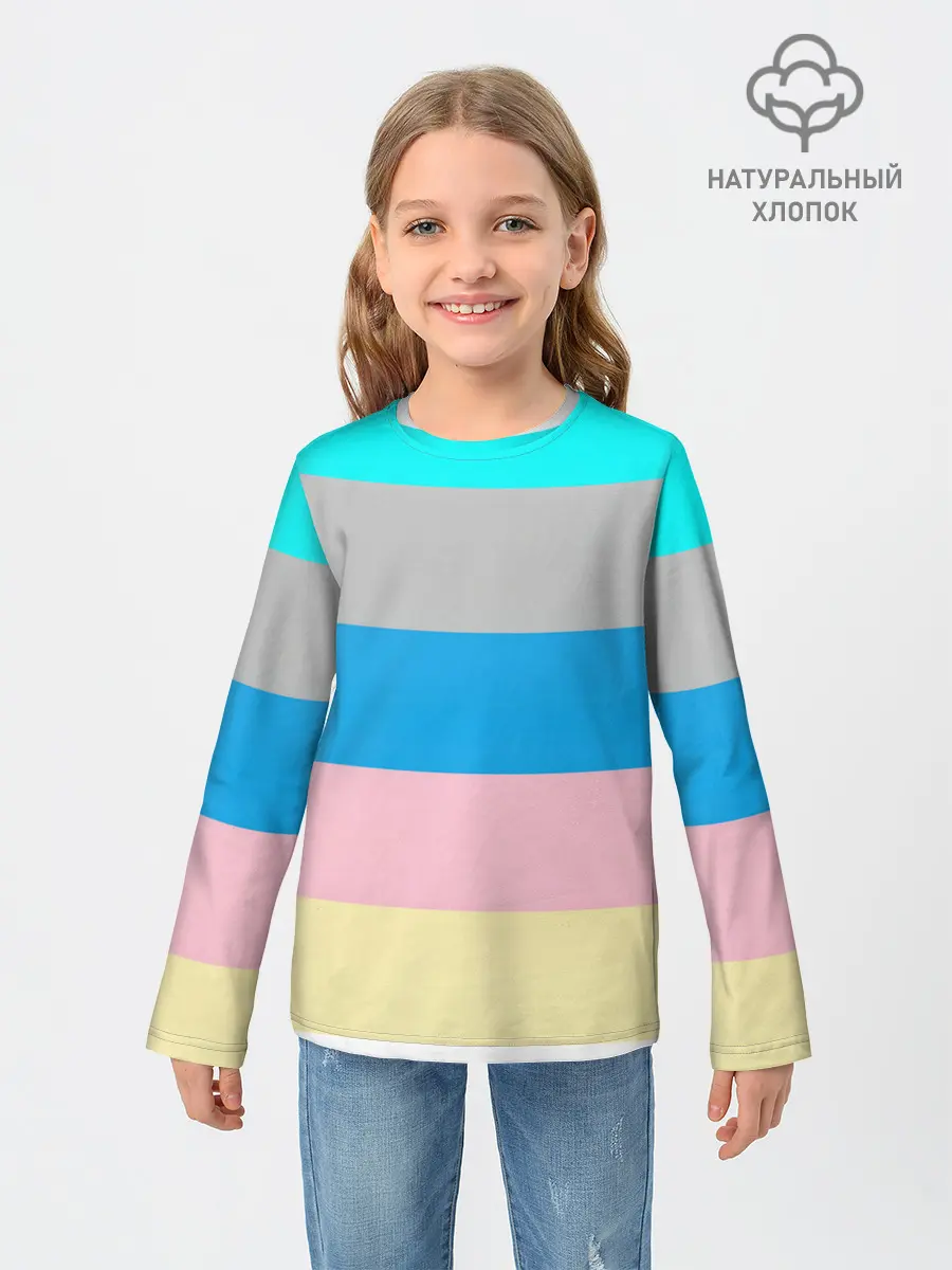 Детский лонгслив / Флаг аниме