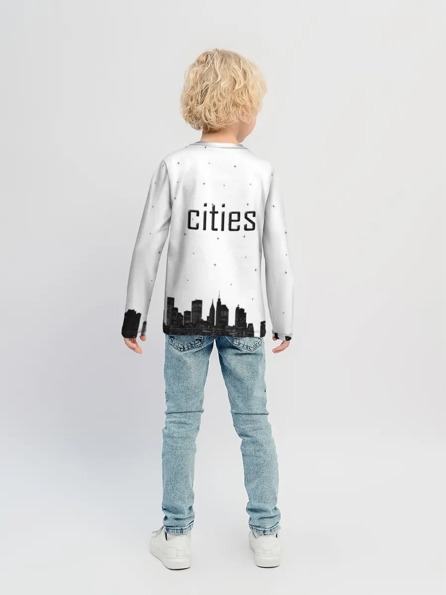 Детский лонгслив / Twin cities