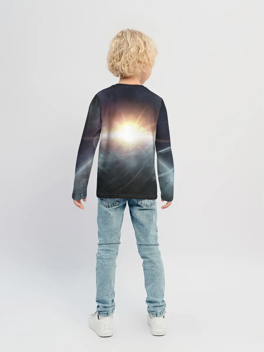 Детский лонгслив / Космос