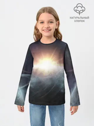 Детский лонгслив / Космос