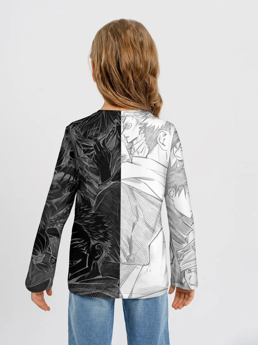 Детский лонгслив / Jujutsu Kaisen Сукуна х Юдзи