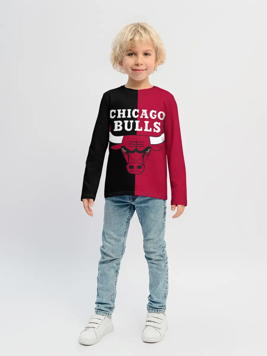 Детский лонгслив / Чикаго Буллз