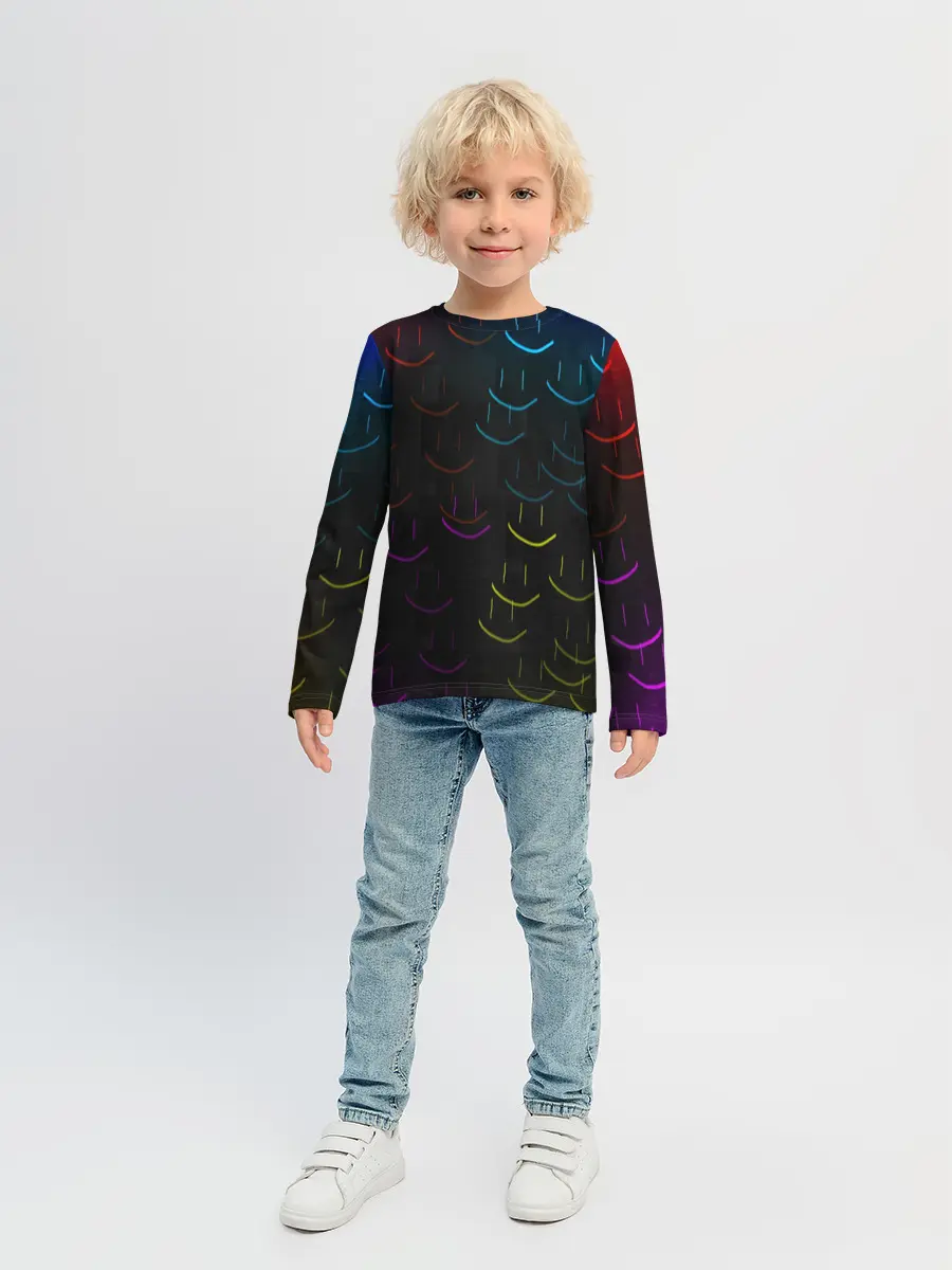 Детский лонгслив / Rainbow smile