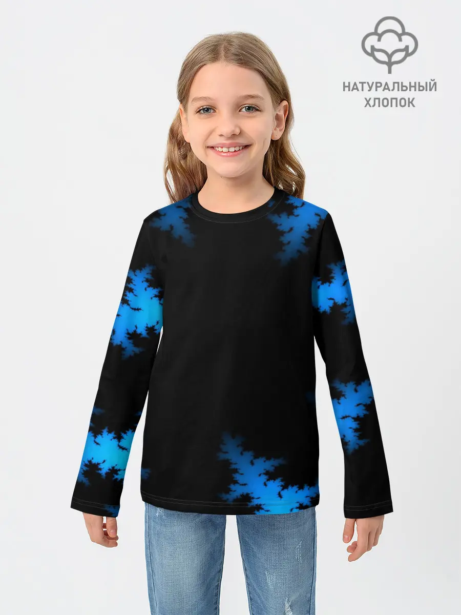 Детский лонгслив / Морозный узор