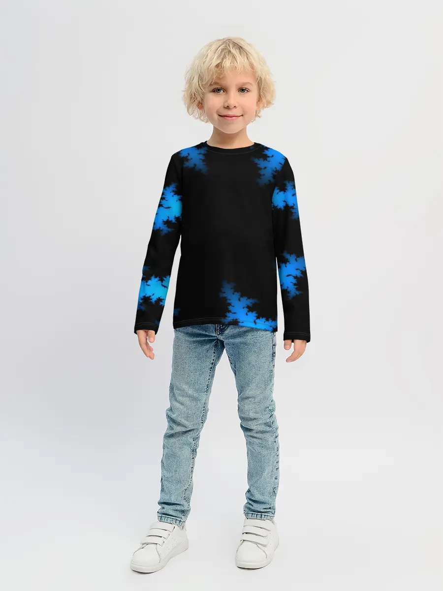 Детский лонгслив / Морозный узор