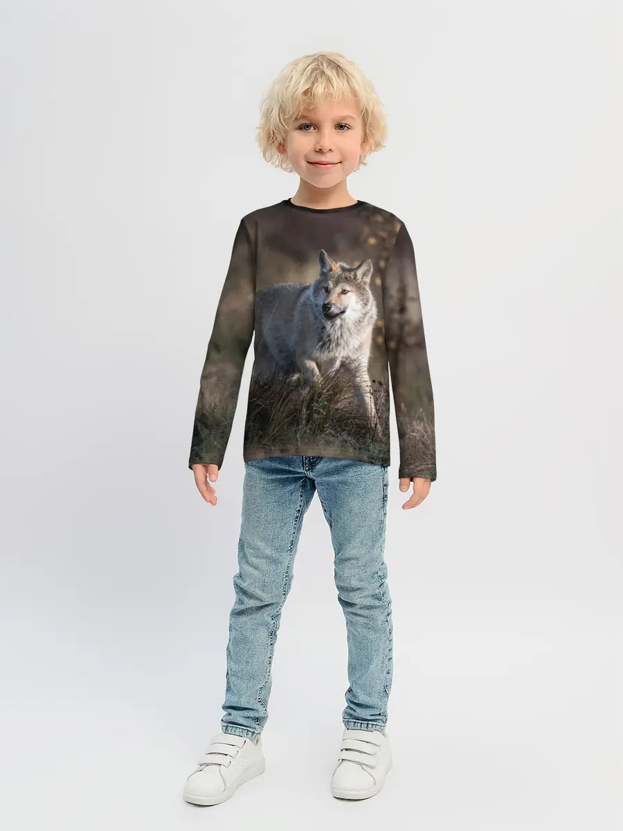 Детский лонгслив / WOLF