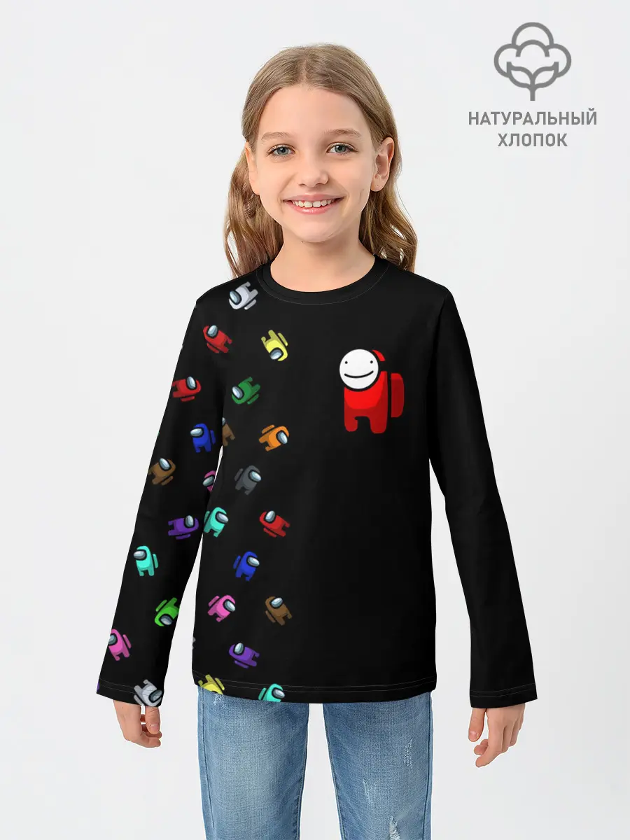 Детский лонгслив / AMONG US - Impostor