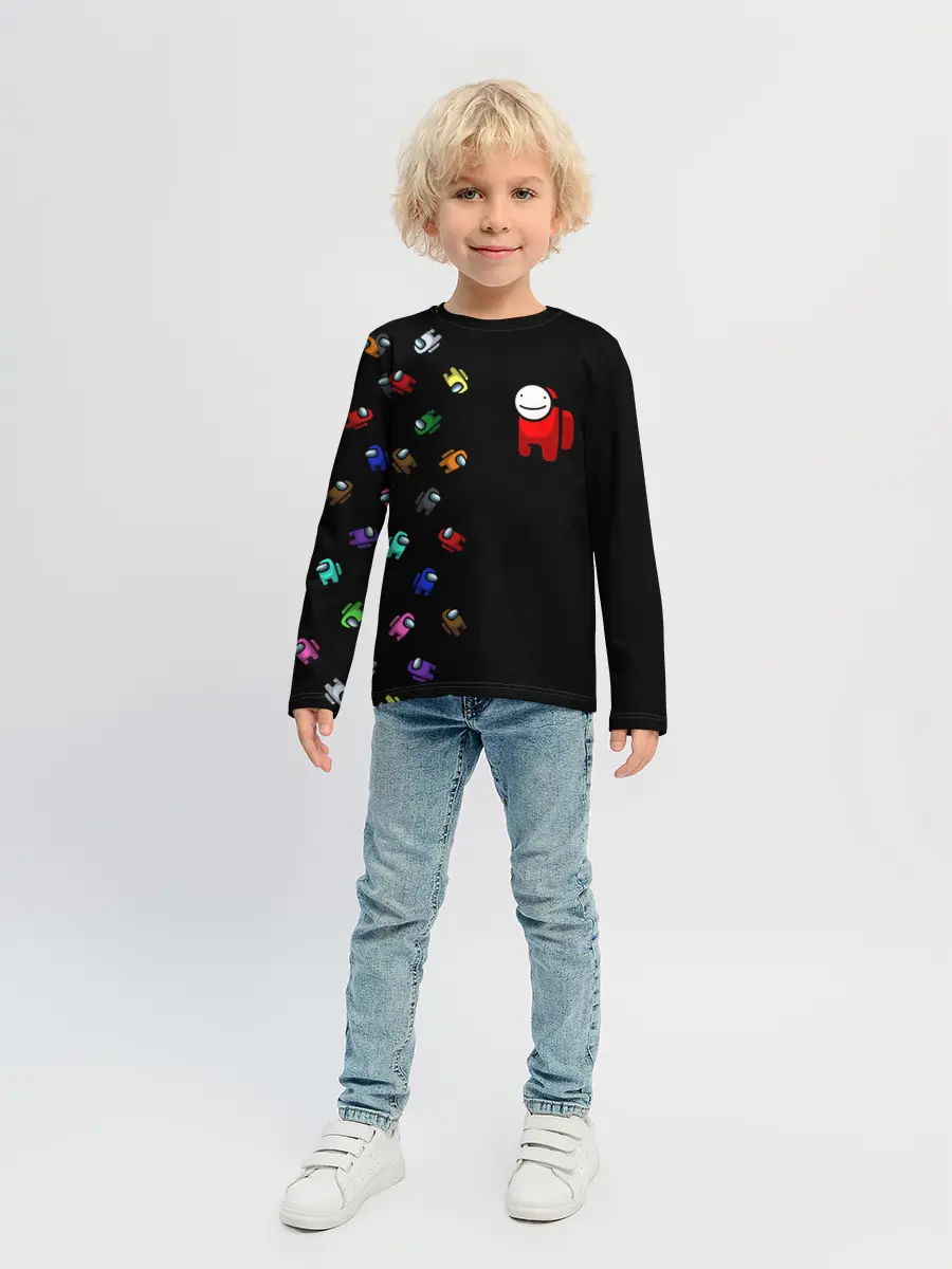 Детский лонгслив / AMONG US - Impostor