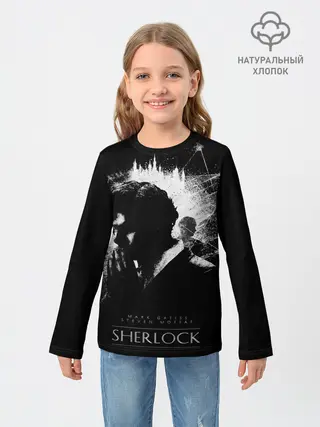 Детский лонгслив / Шерлок Холмс
