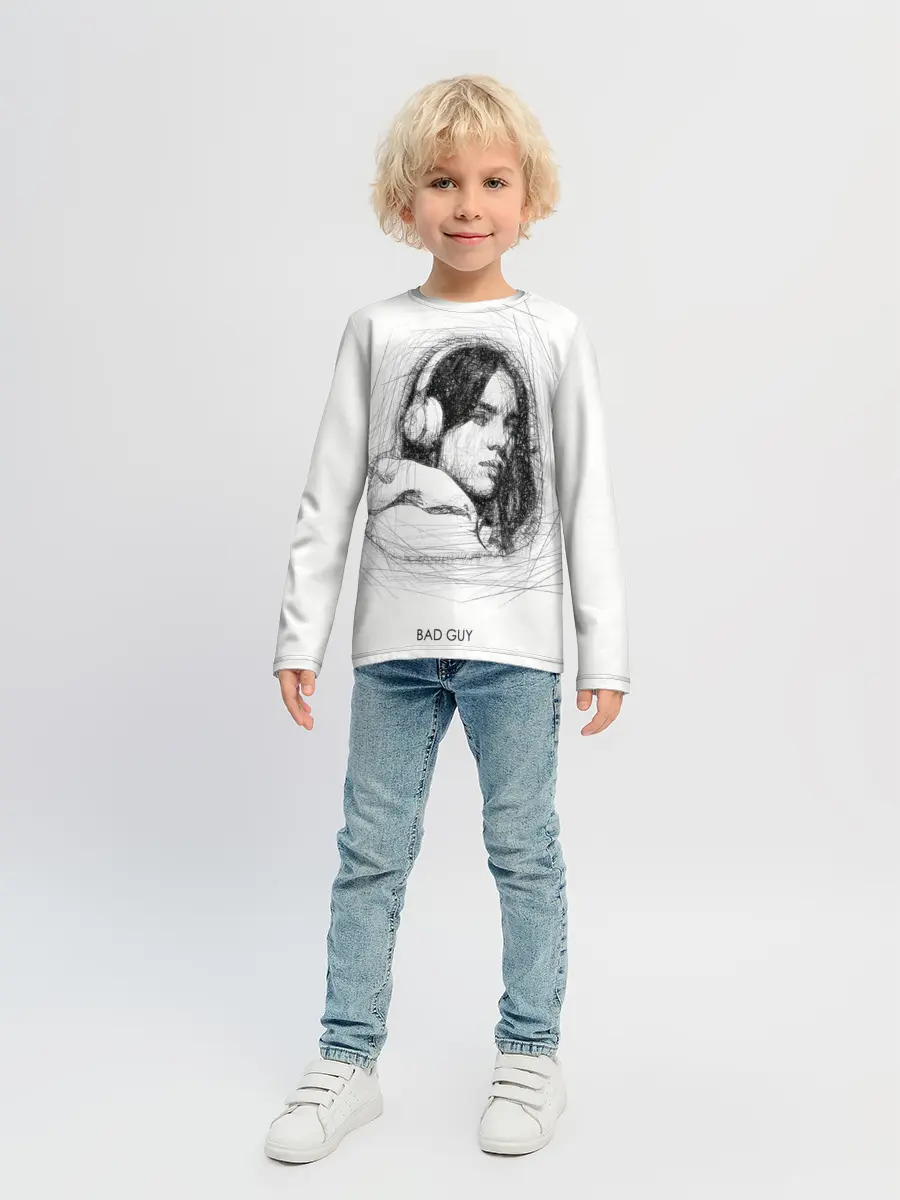 Детский лонгслив / Billie Eilish
