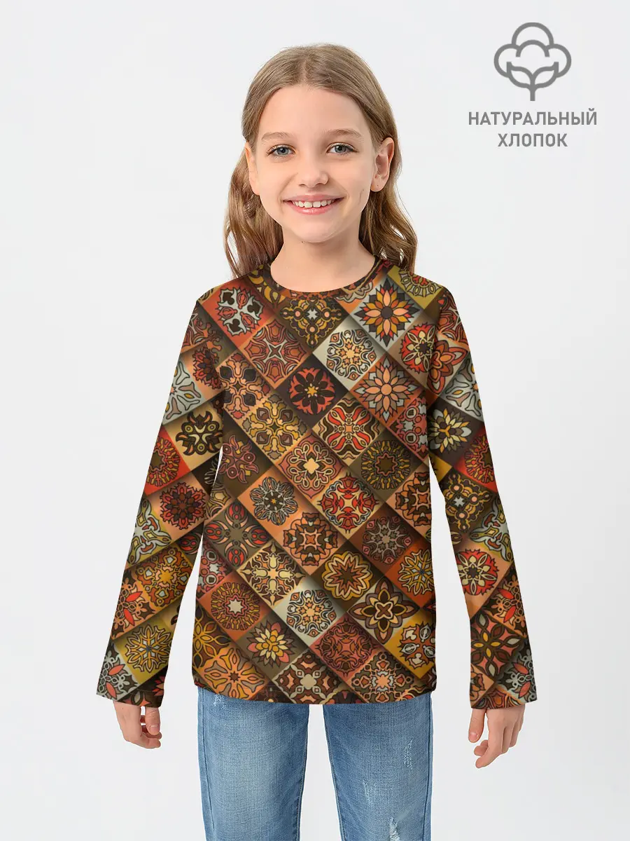 Детский лонгслив / СЛАВЯНСКАЯ СИМВОЛИКА