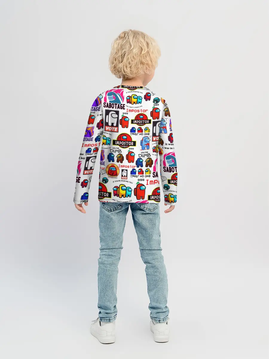 Детский лонгслив / AMONG US