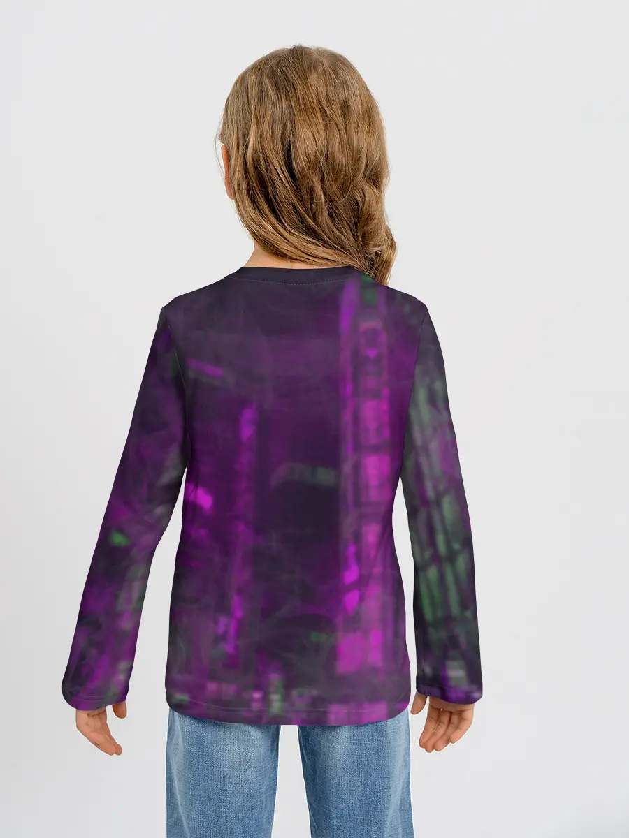 Детский лонгслив / Zero Two in mask