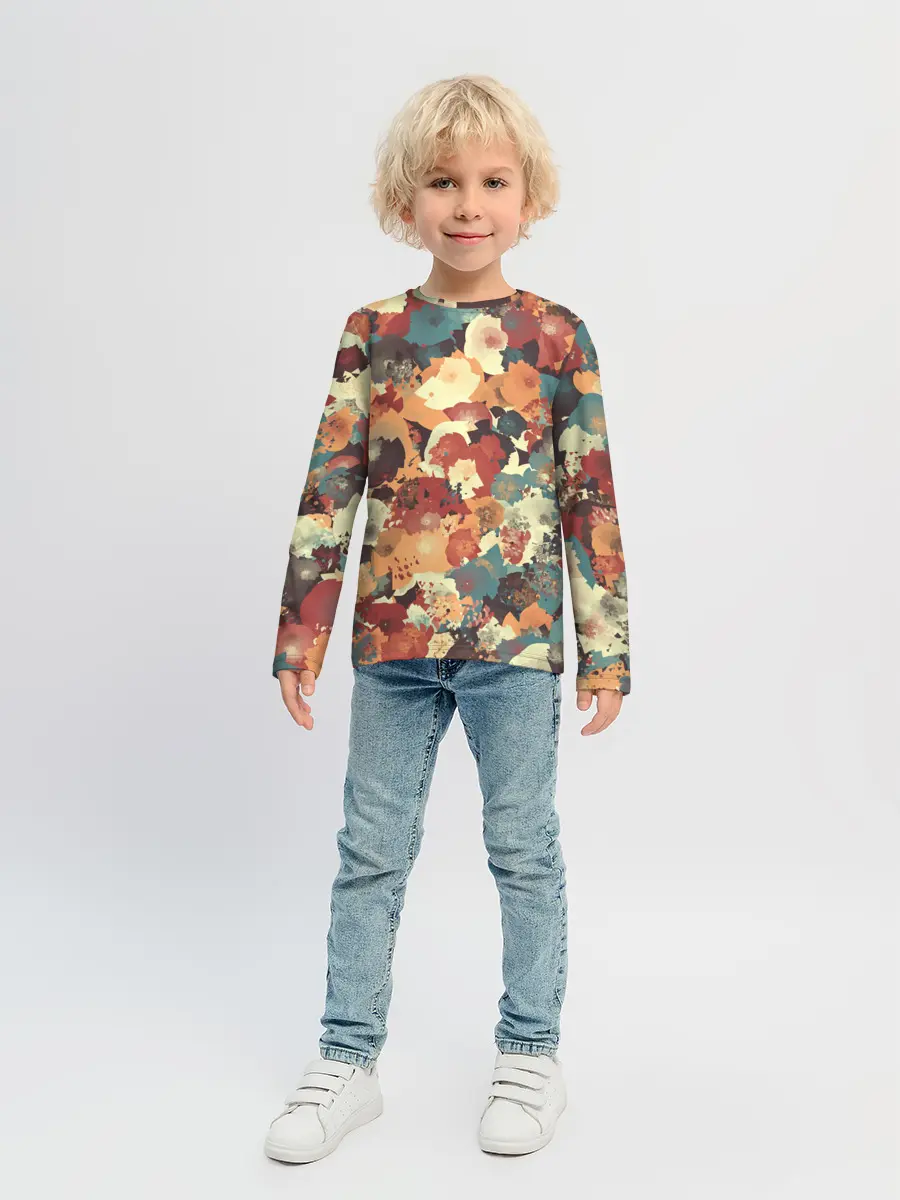 Детский лонгслив / Осенние цвета