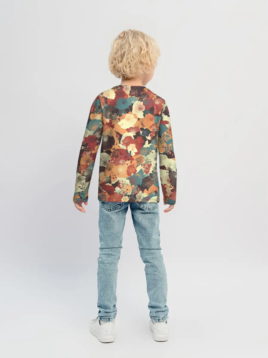 Детский лонгслив / Осенние цвета