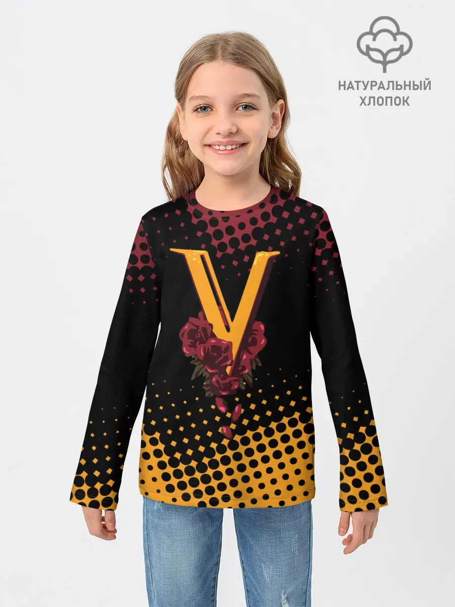 Детский лонгслив / CYBERPUNK 2077 / VALENTINO.