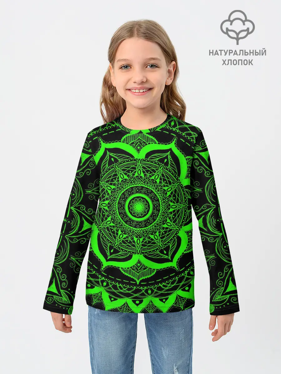 Детский лонгслив / Mandala