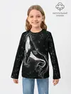 Детский лонгслив / Космический Кит