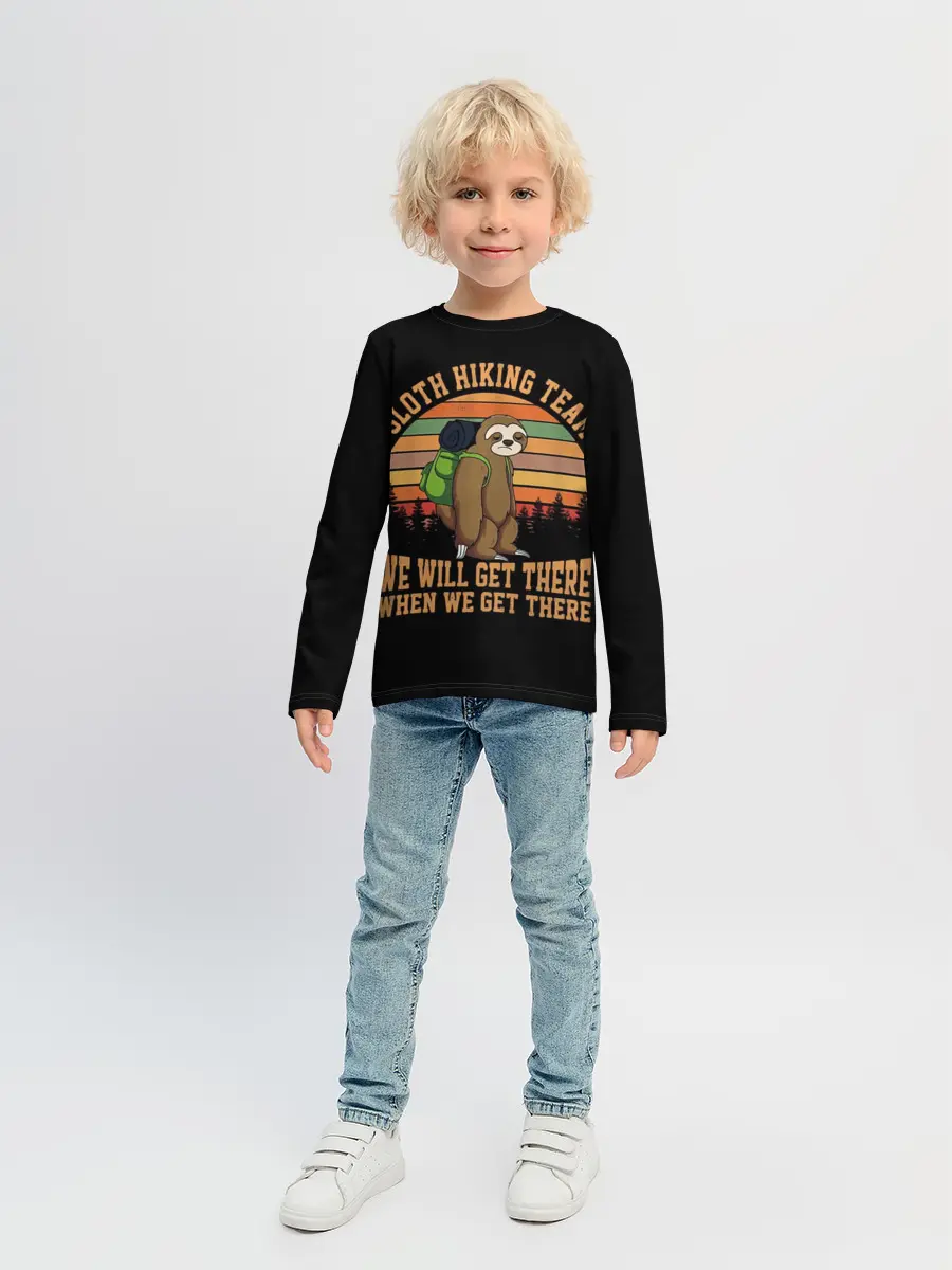 Детский лонгслив / Ленивец