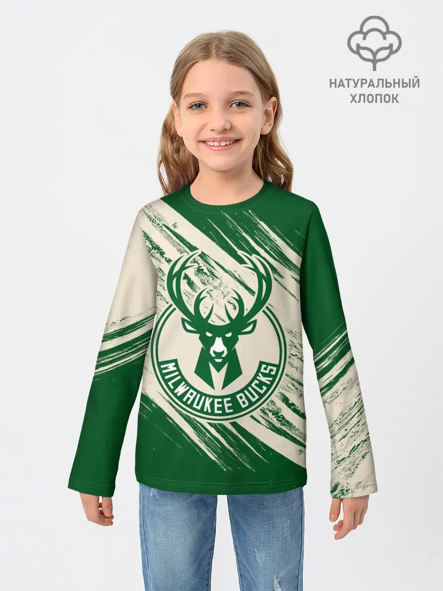Детский лонгслив / Милуоки Бакс