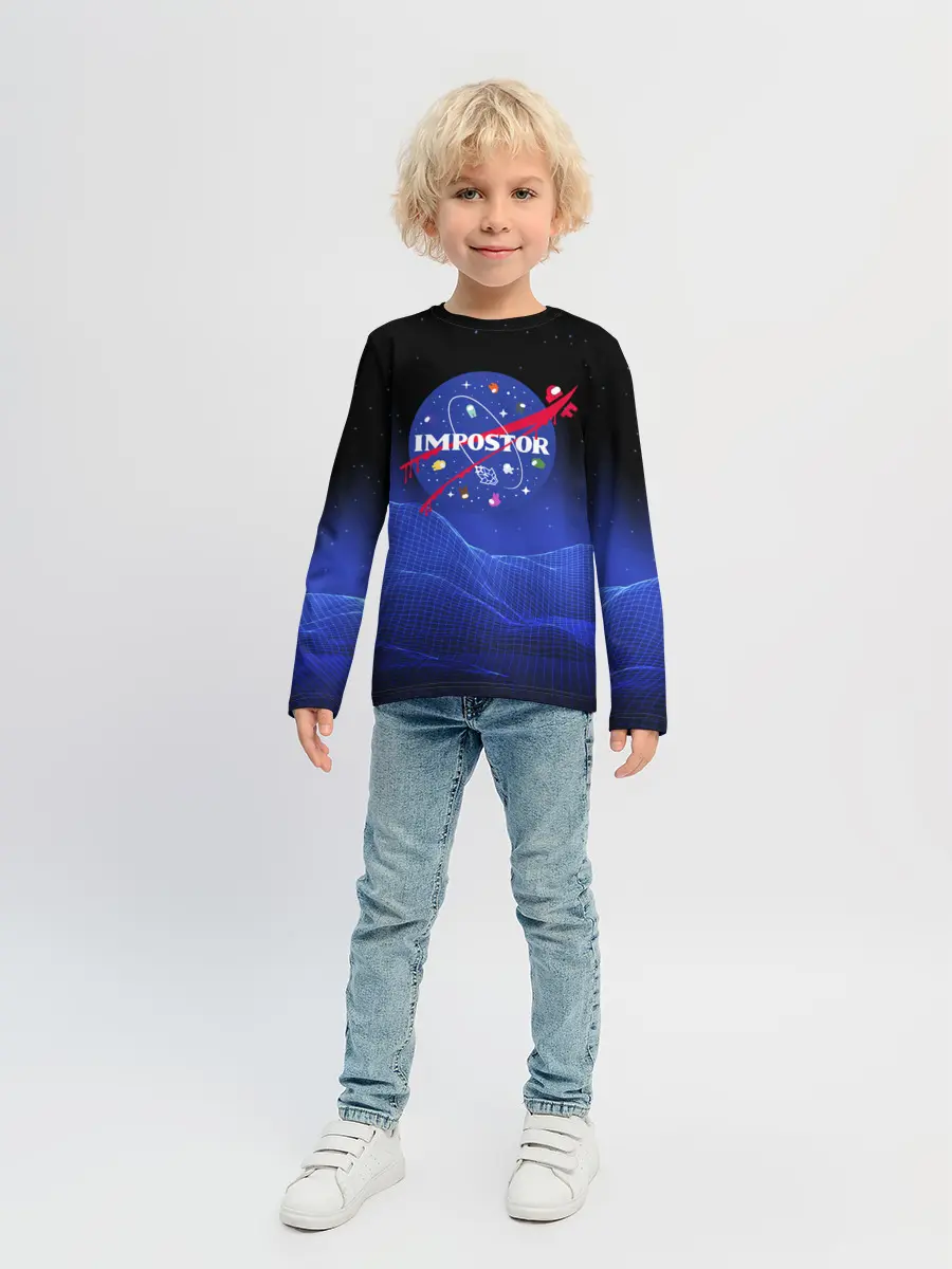 Детский лонгслив / IMPOSTOR / NASA.