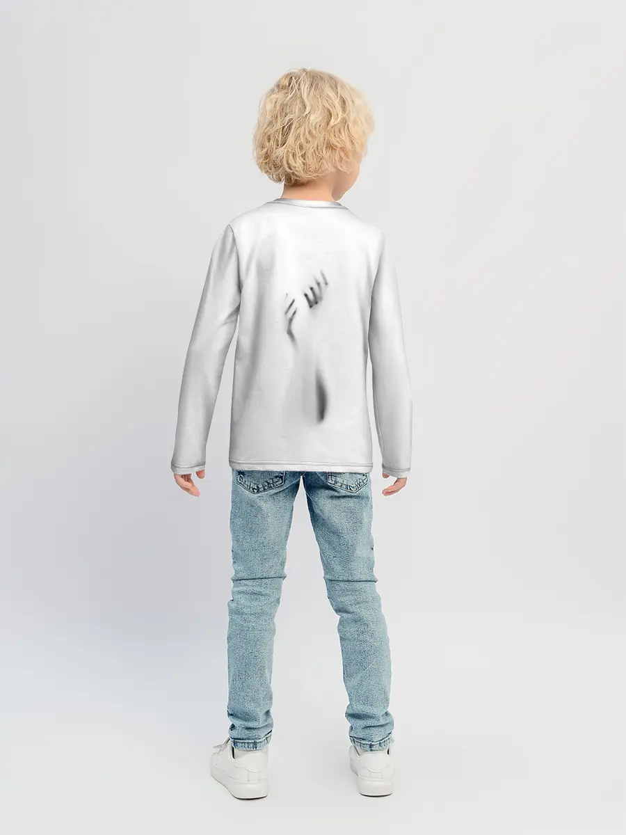 Детский лонгслив / Руки за стеклом
