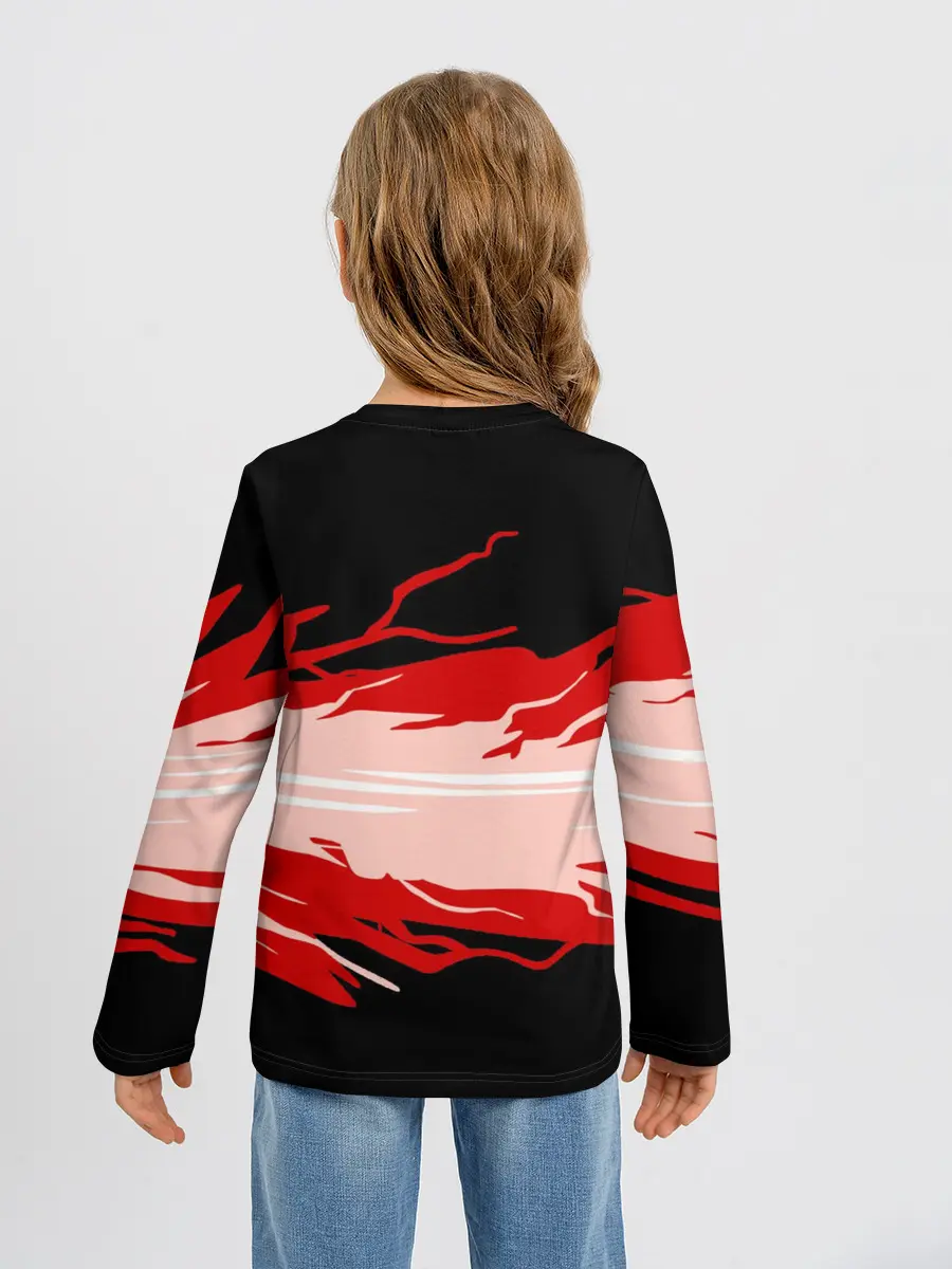 Детский лонгслив / Among us mem