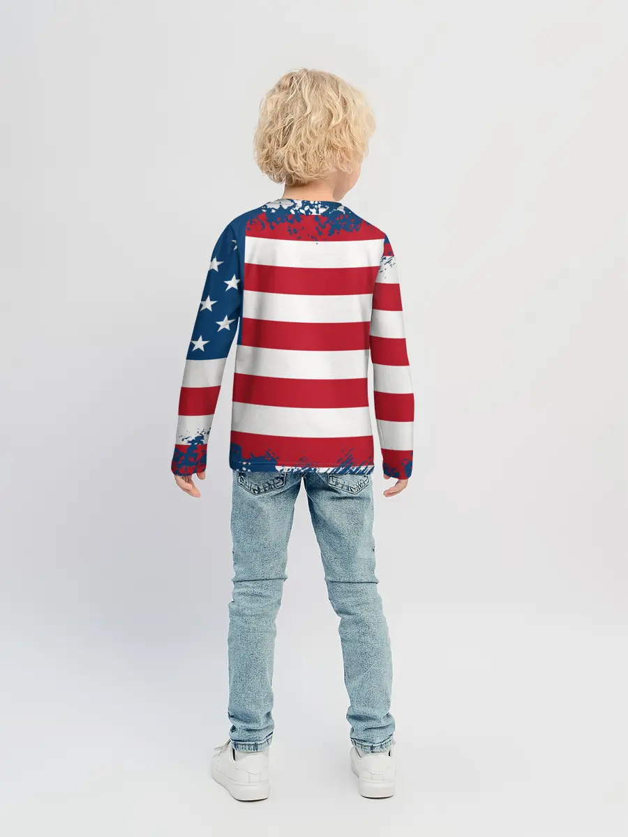 Детский лонгслив / Америка