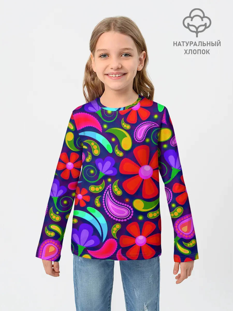 Детский лонгслив / Flower$$$