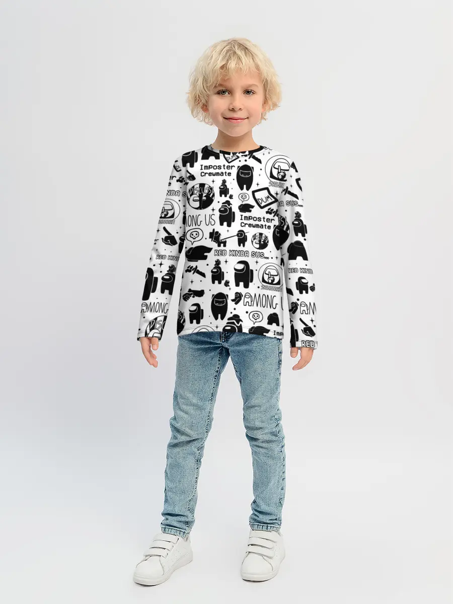 Детский лонгслив / AMONG US