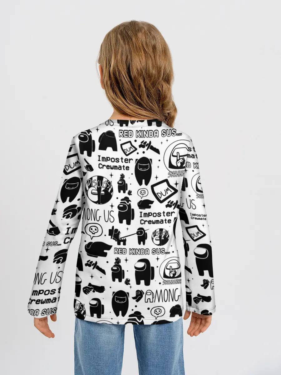 Детский лонгслив / AMONG US