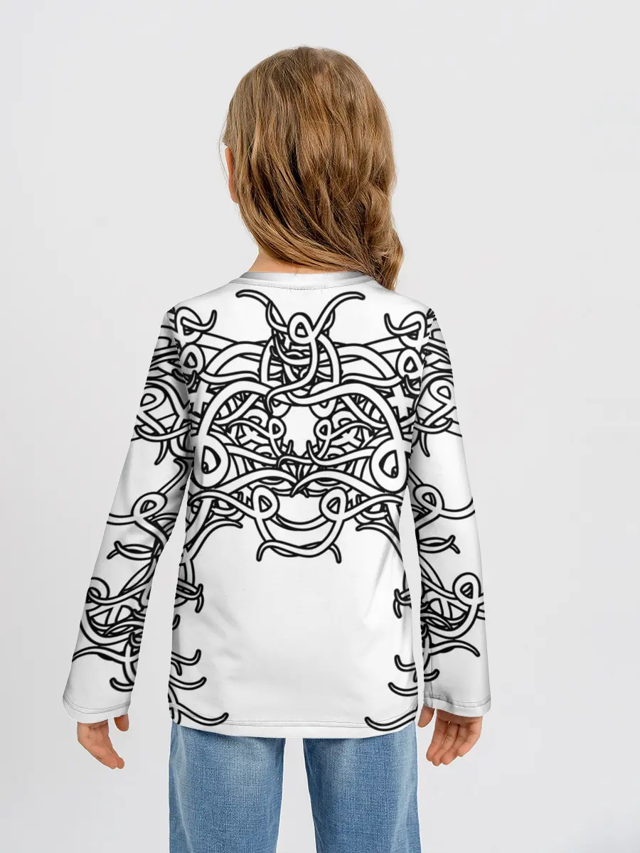 Детский лонгслив / Фэнтези мотылёк