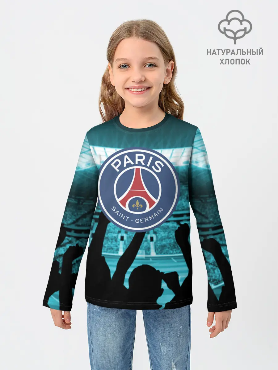 Детский лонгслив / Пари Сен Жермен
