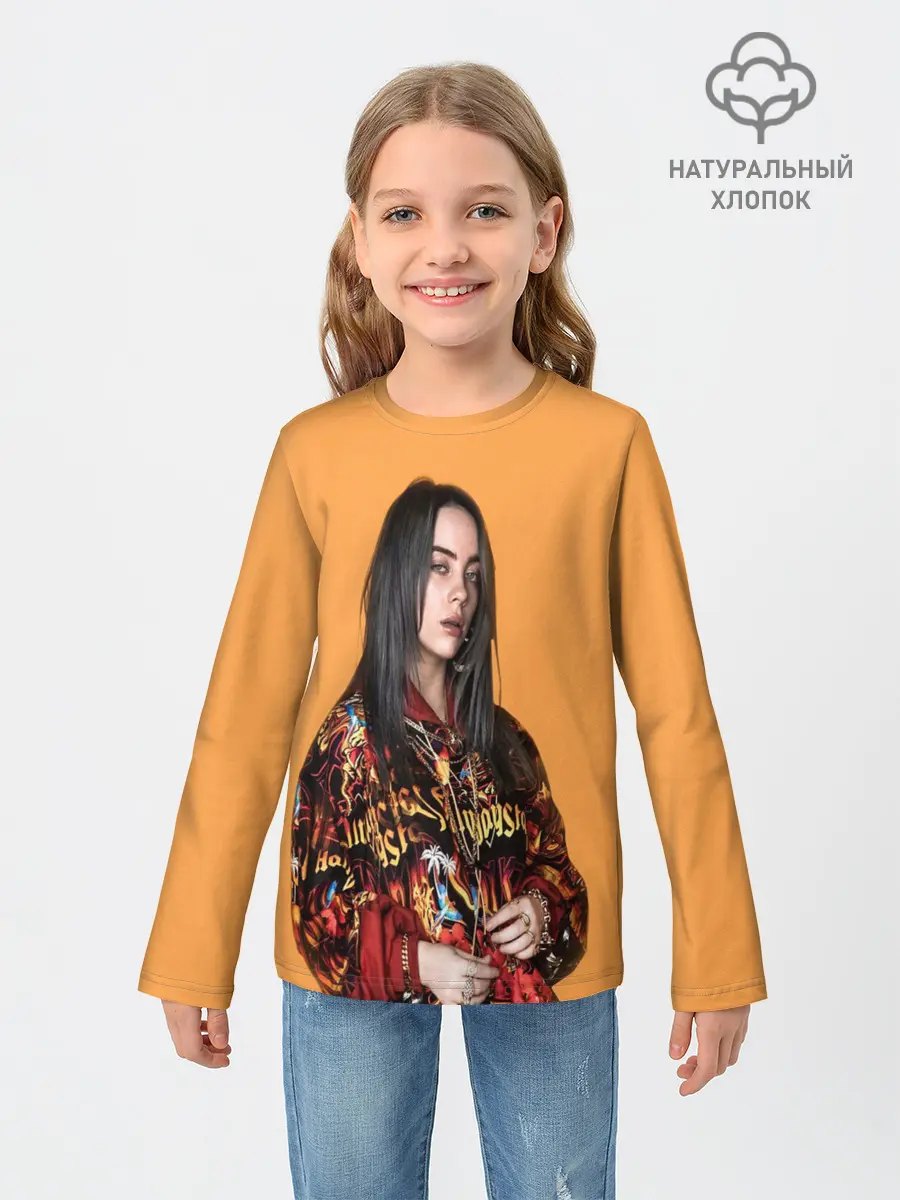 Детский лонгслив / Billie eilish