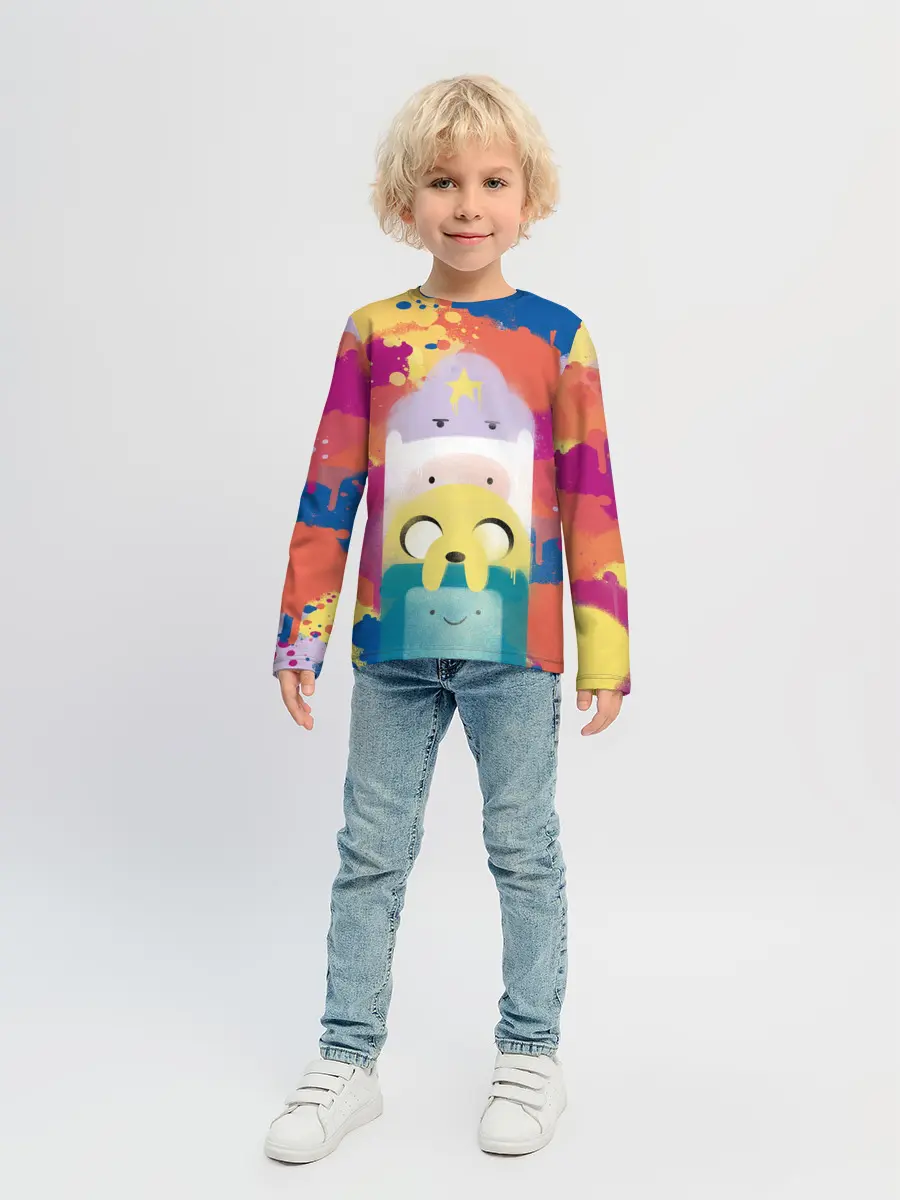 Детский лонгслив / Adventure Time