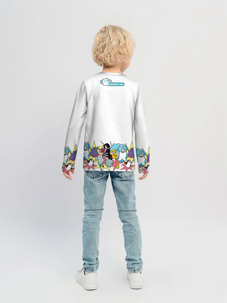 Детский лонгслив / Finn Adventure Time