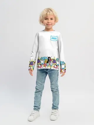 Детский лонгслив / Finn Adventure Time