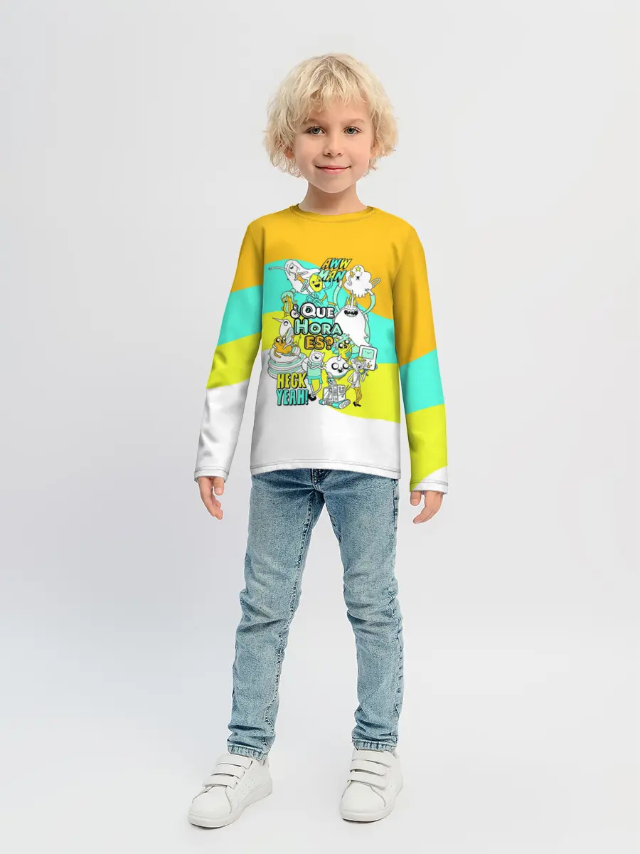 Детский лонгслив / Adventure Time