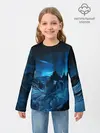 Детский лонгслив / Северное сияние