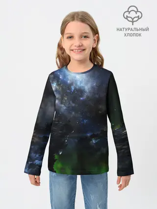Детский лонгслив / Космос