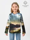 Детский лонгслив / Ночь в горах