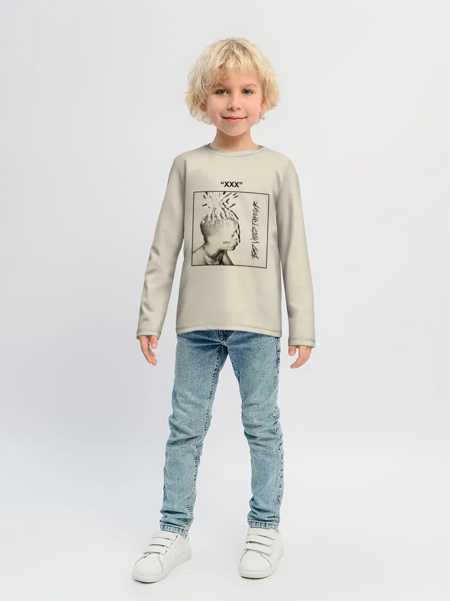 Детский лонгслив / XXXTENTACION BAD VIBES FOREVER