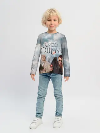 Детский лонгслив / Good Omens