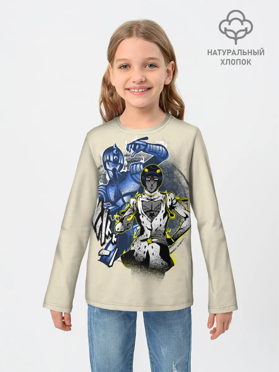 Детский лонгслив / JoJo Bizarre Adventure